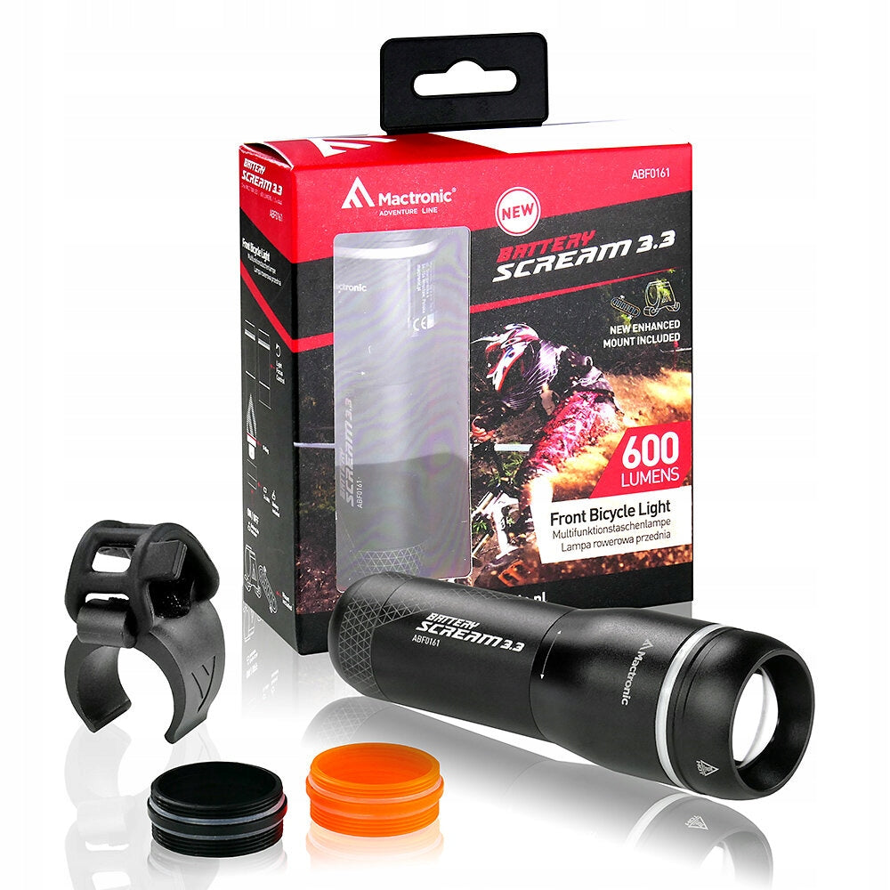 front bicycle lamp MacTronic Scream 3.3 Kind front-facing