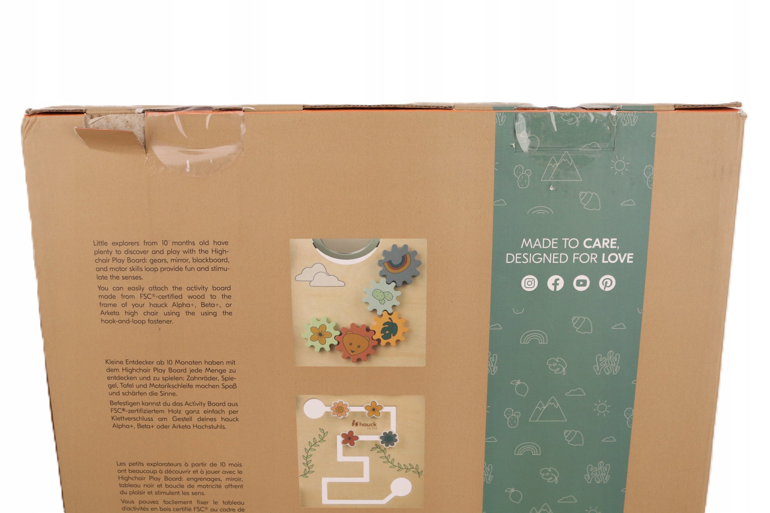 hauck Activity board for children 10m+ for chairs Alpha+, Beta+, Arketa Manufacturer code 4894352808171