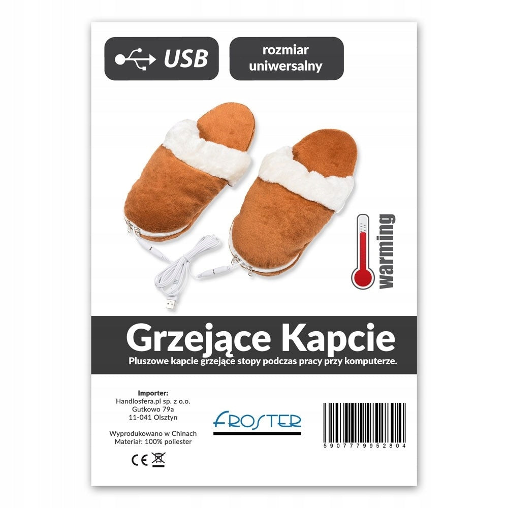 (hs) - Heating Slippers on USB - ORIGINAL! Medical device no