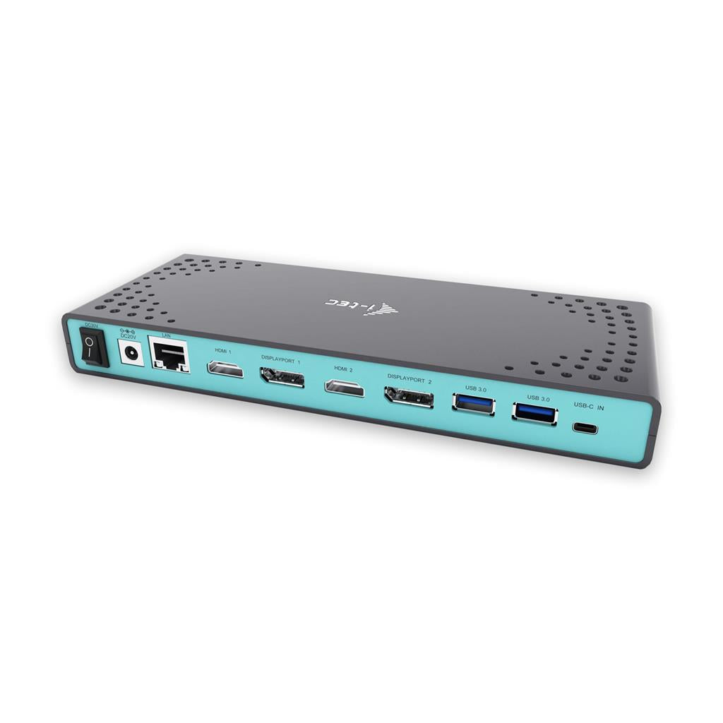i-tec USB 3.0 / USB-TB3 2x 4K 1x 5K Display Dock DP HDMI
