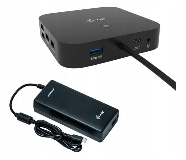 i-tec USB-C Dual Display Dock 2x Display Port PD 100W + Power Adapter Manufacturer I-Tec
