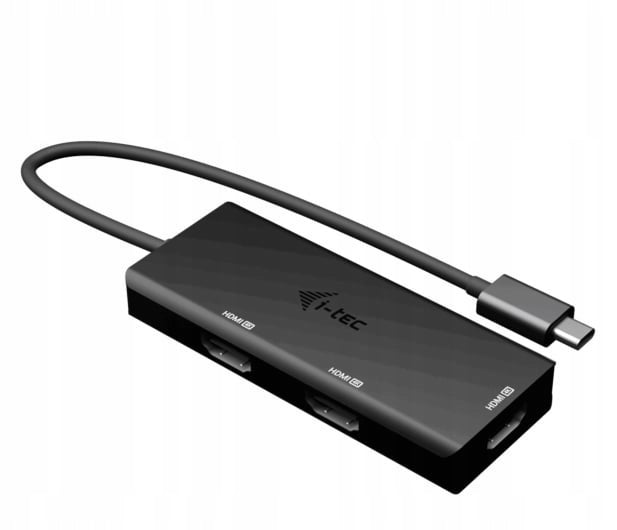 i-tec USB-C Triple 4K HDMI Video Adapter with 100W PD