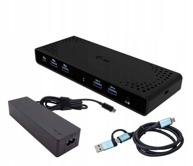 i-tec Universal Dual 4K Display Docking Station PD 85W + power supply Manufacturer code CADUA4KDOCKPDB100