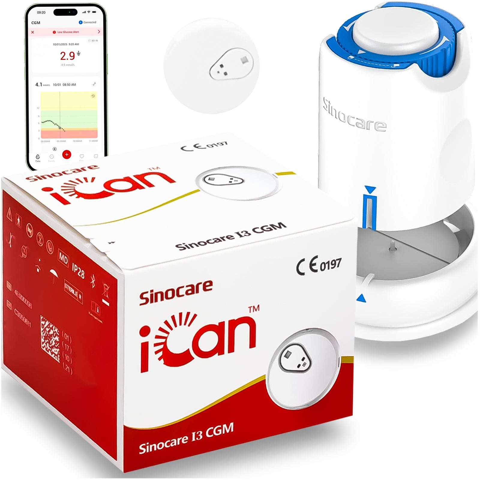iCan i3 CGM SET 15 Days System for Continuous Glycemic Monitoring Medical device yes