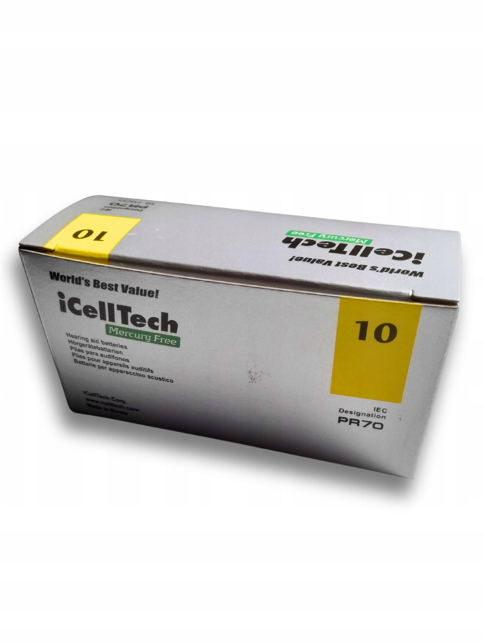 iCellTech batteries "10" - 60 pcs. Manufacturer code iCellTech10-60-PR70