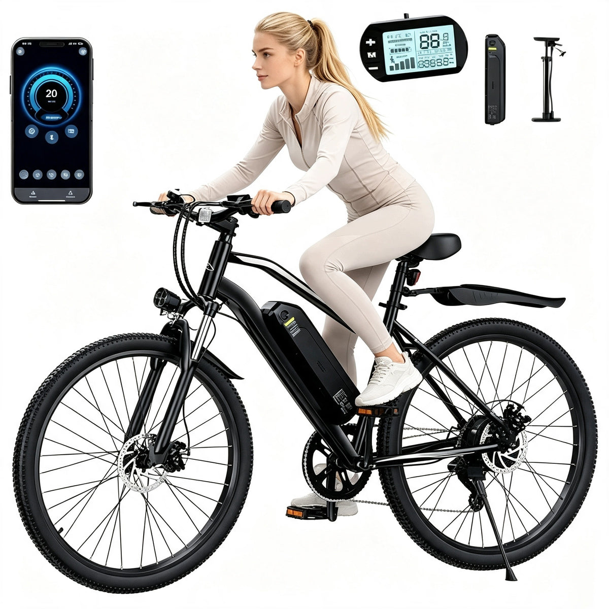 iScooter EB3S electric vehicle 250W 36V 15Ah 35km/h LED LCD 90km PAS House