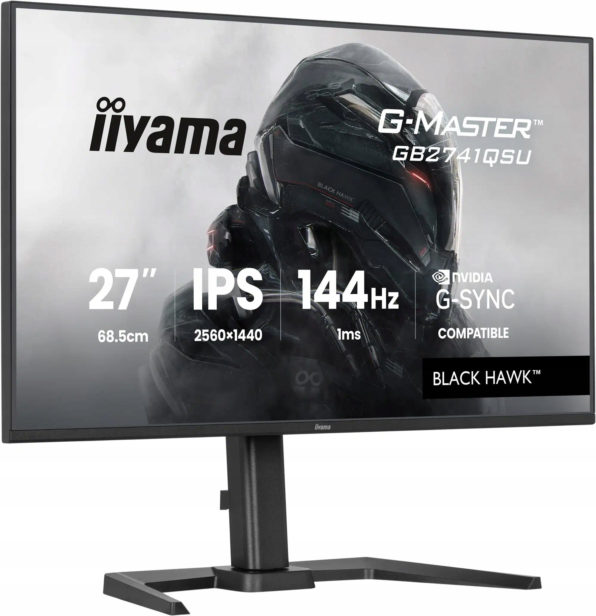 iiyama G-MASTER Black Hawk GB2741QSU-B1 27" QHD monitor Brand iiyama