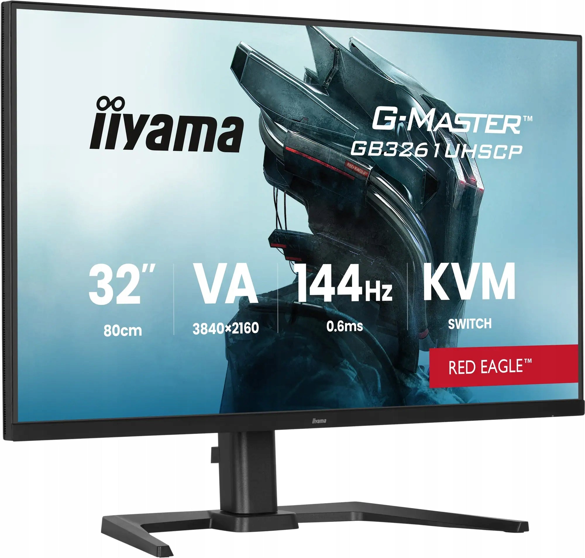 iiyama G-MASTER Red Eagle GB3261UHSCP-B1 31.5" 4K USB-C 95W monitor Brand iiyama