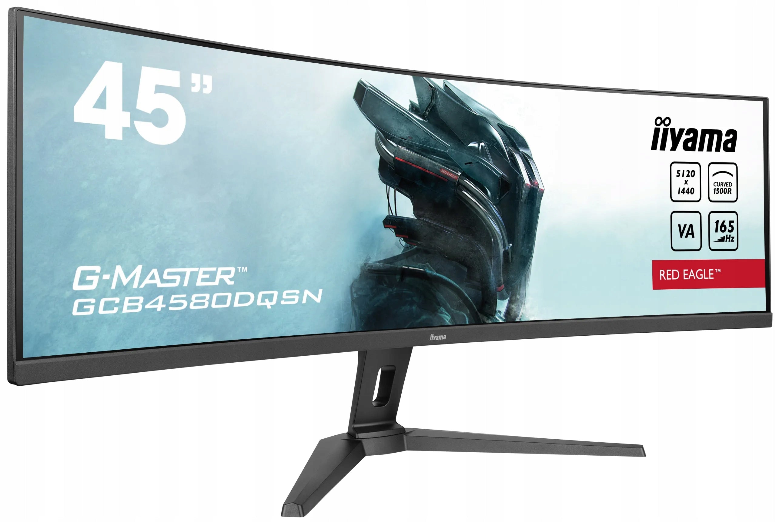 iiyama G-Master 45" VA LED HDR DQHD Bent 0.8ms 165Hz HDMI DP FlickerFree Brand iiyama