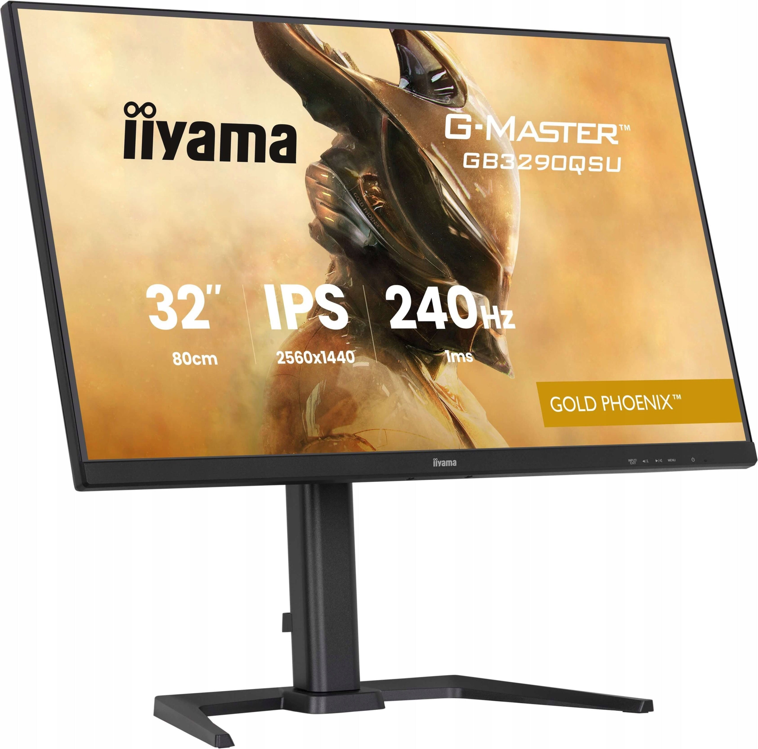 iiyama Gold Phoenix GB3290QSU-B1 32 WQHD IPS LED monitor 240Hz 1ms USB-C Manufacturer code GB3290QSU-B1