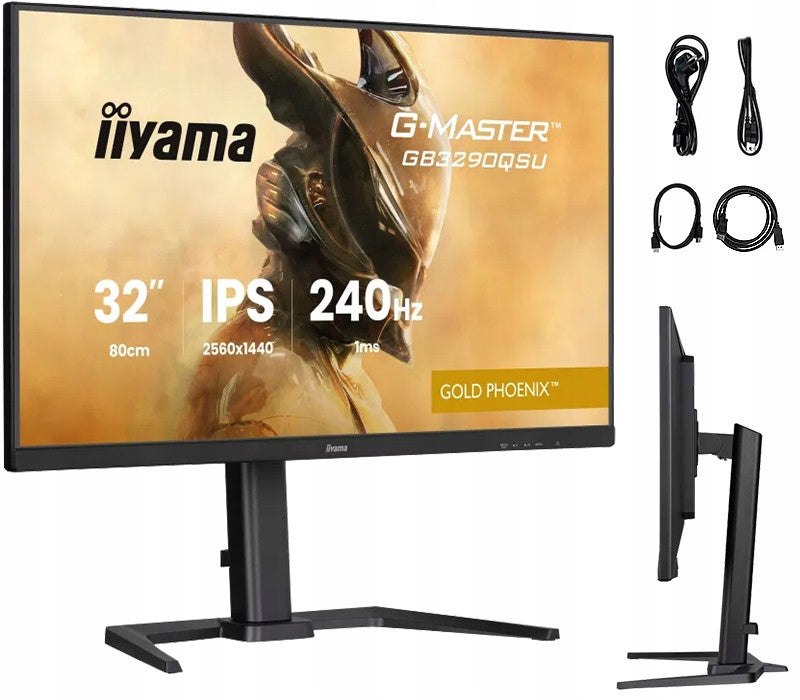 iiyama Gold Phoenix GB3290QSU-B1 32 WQHD IPS LED monitor 240Hz 1ms USB-C