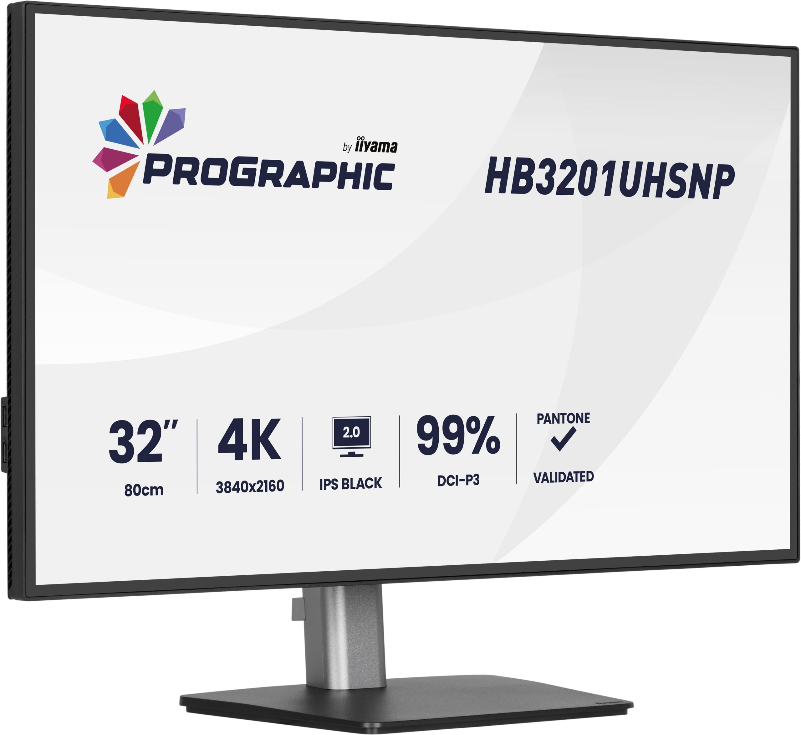 iiyama ProGraphic HB3201UHSNP-B1 32 4K IPS Black 2.0 LED monitor, Pantone