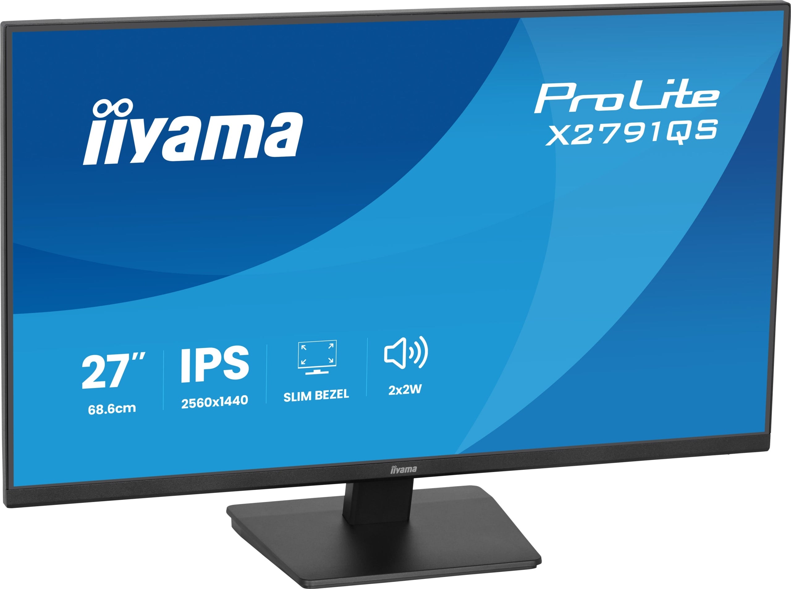iiyama ProLite X2791QS-B1 monitor 27 WQHD IPS LED 1ms /HDMI, DisplayPort/ Packaging status original