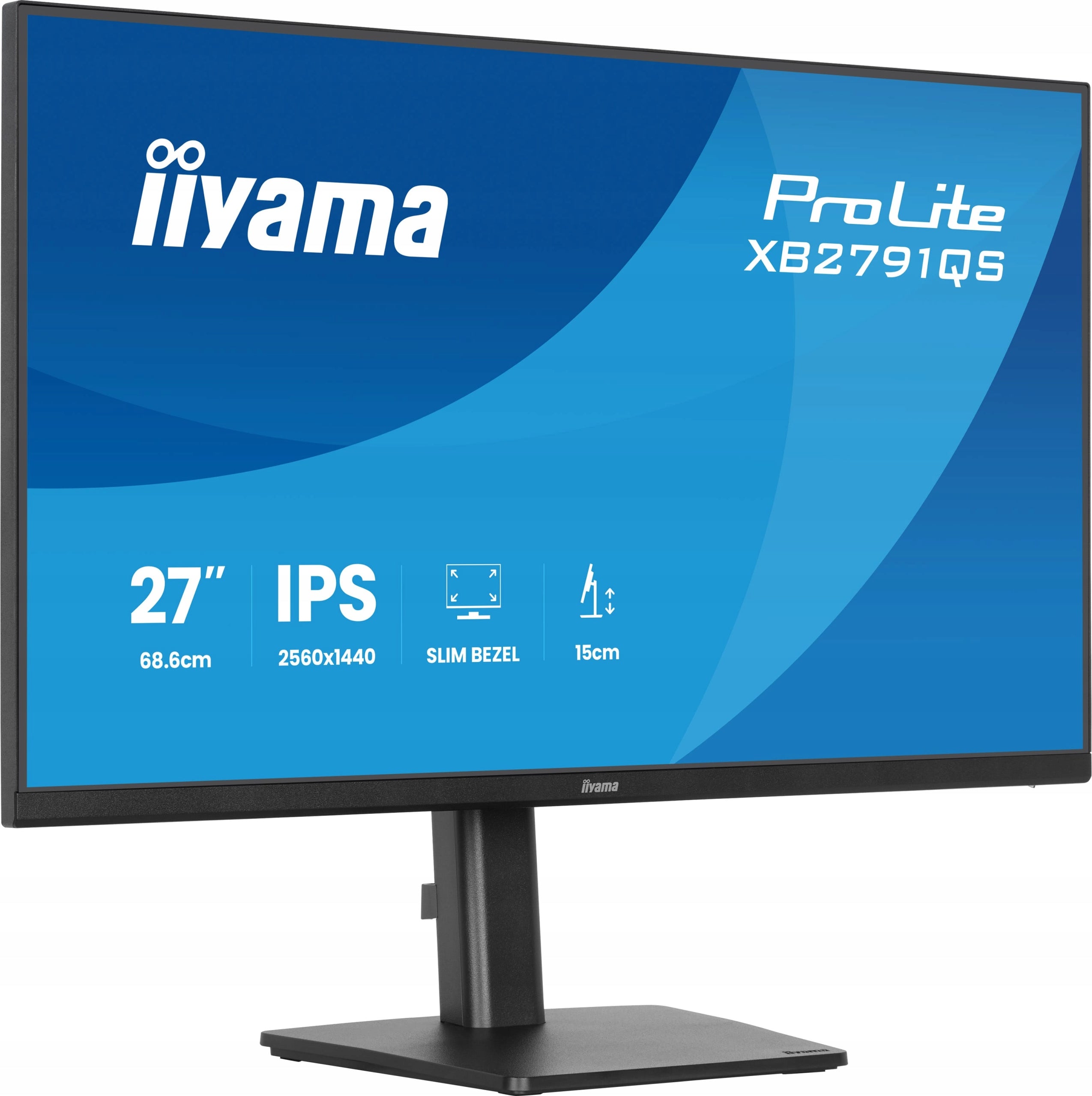iiyama ProLite XB2791QS-B1 monitor 27 WQHD IPS LED 1ms /HDMI, DisplayPort/ Manufacturer code XB2791QS-B1