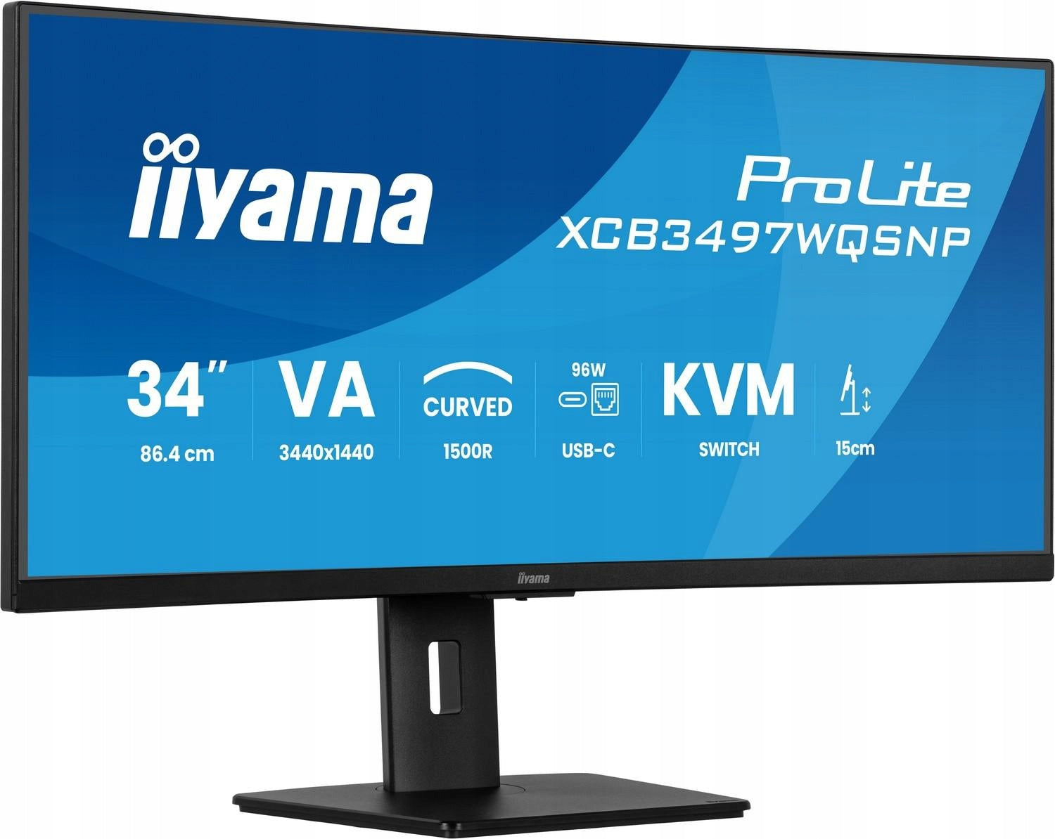 iiyama ProLite XCB3497WQSNP-B1 - 120Hz UWQHD 34'' VA 0.4ms + Norton Brand iiyama