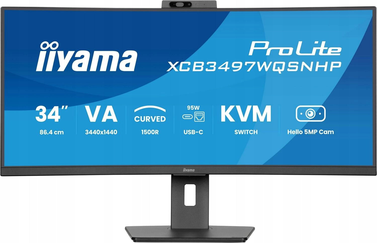 iiyama ProLite XCB3497WQSNPH-B1 - 120Hz UWQHD 34'' VA 0.4ms + Norton Packaging status original