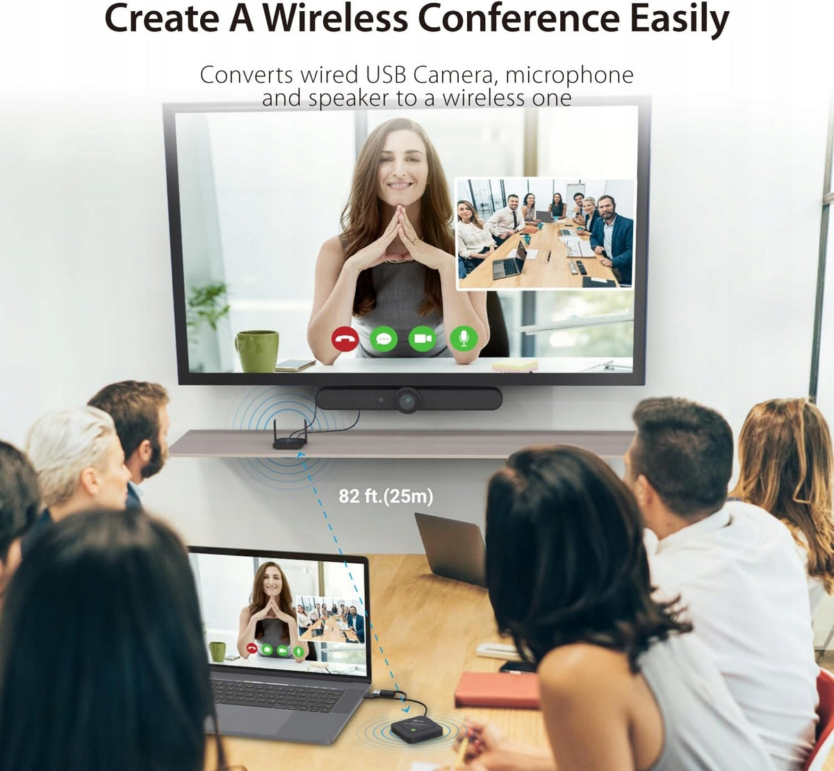 j5create JVW120 USB video audio extender 25m Mac Windows Brand j5create