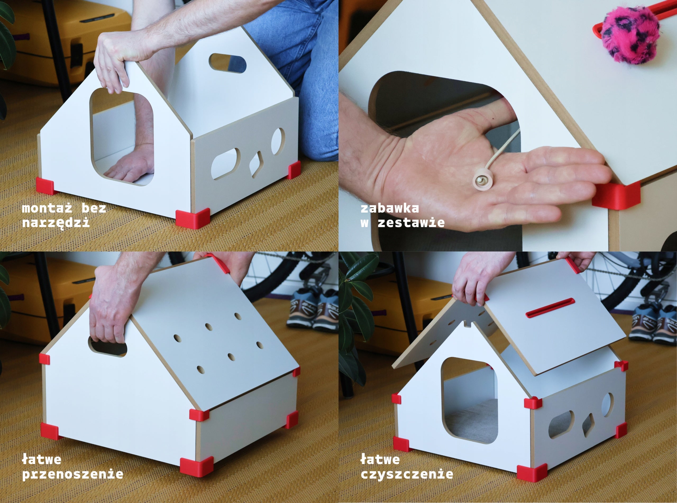 kititat – cat house, bed, beige Kind cat house