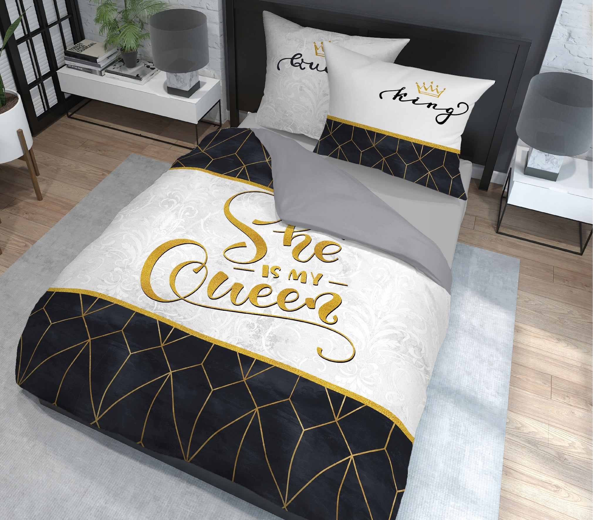 Mariall patalynės komplektas SJC-124, 200x220, 3 dalių