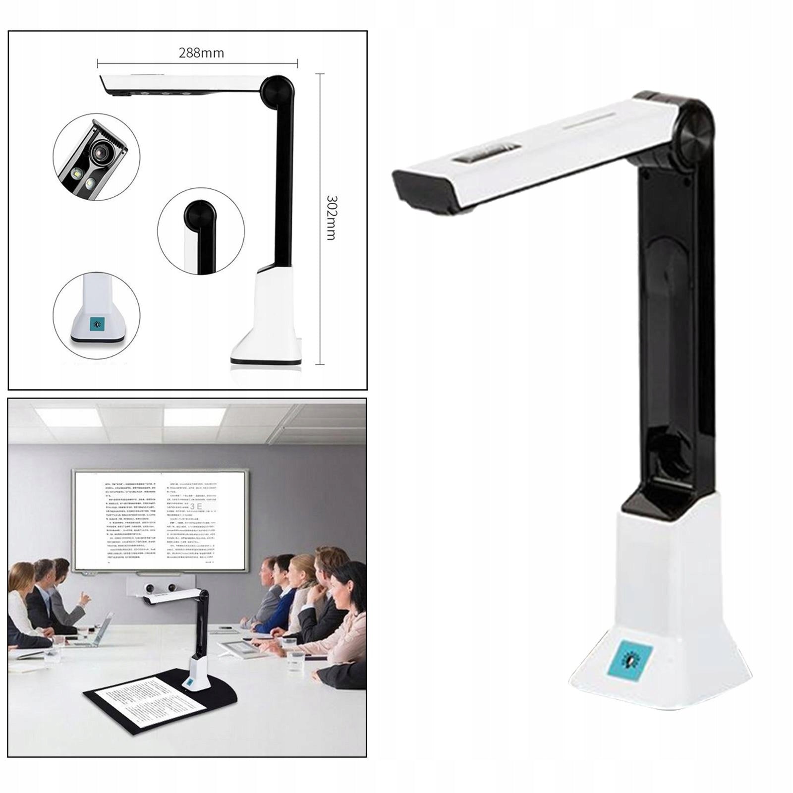 lacooppia 8MP Document Cameras High Definition Document Scanner with OCR