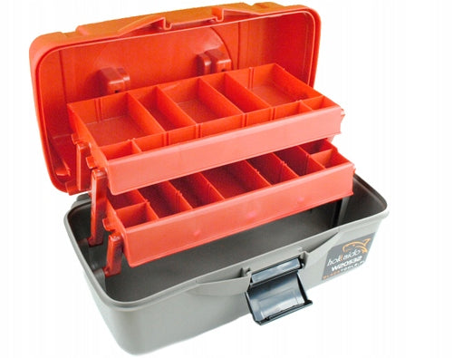large FISHING BOX + set of 200 accessories FOR GIFT, float ground Rod construction type segmented