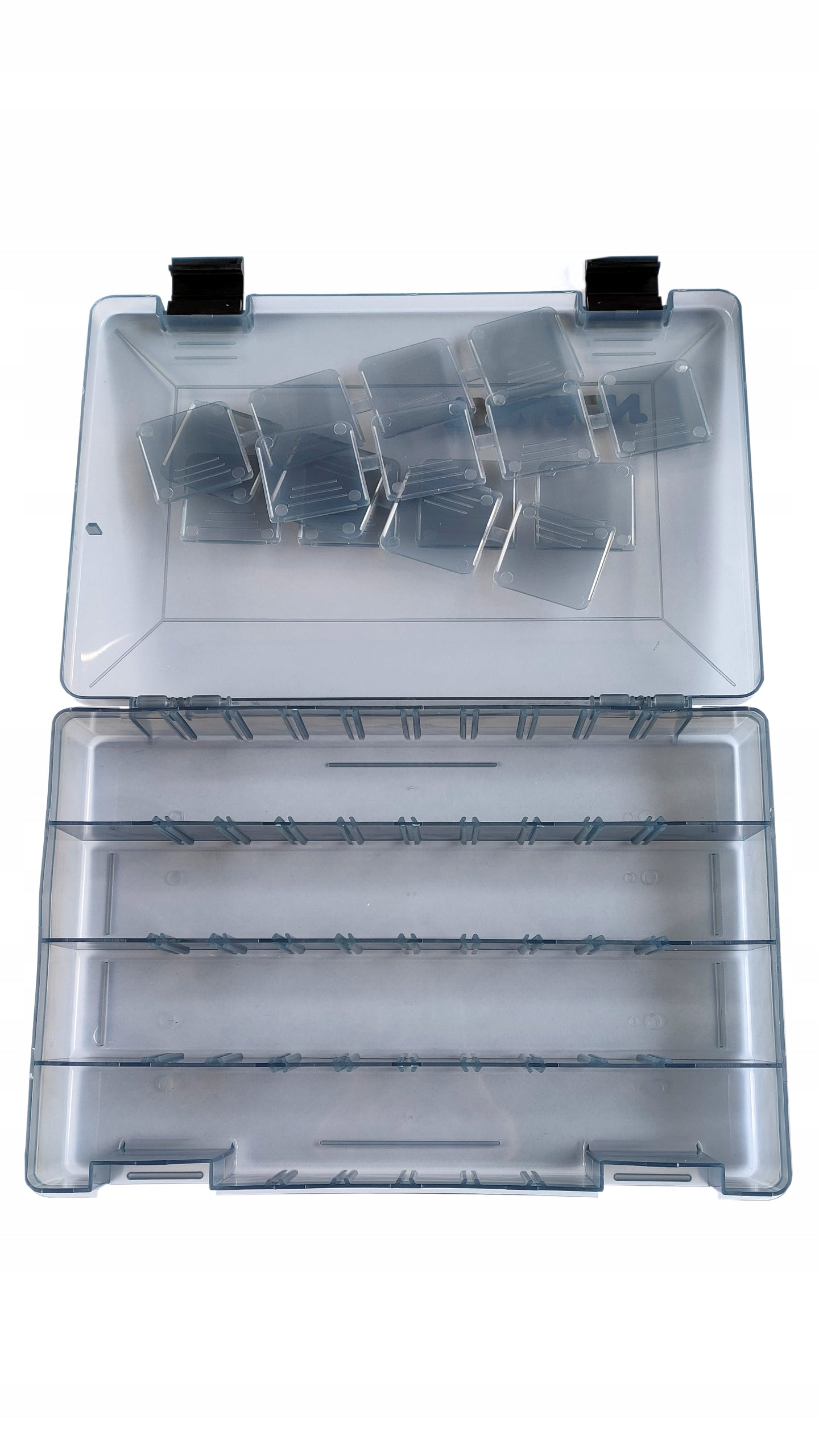 large bait box with adjustable compartments DRAGON 6B 36x22x5CM Model pudełko na przynęty