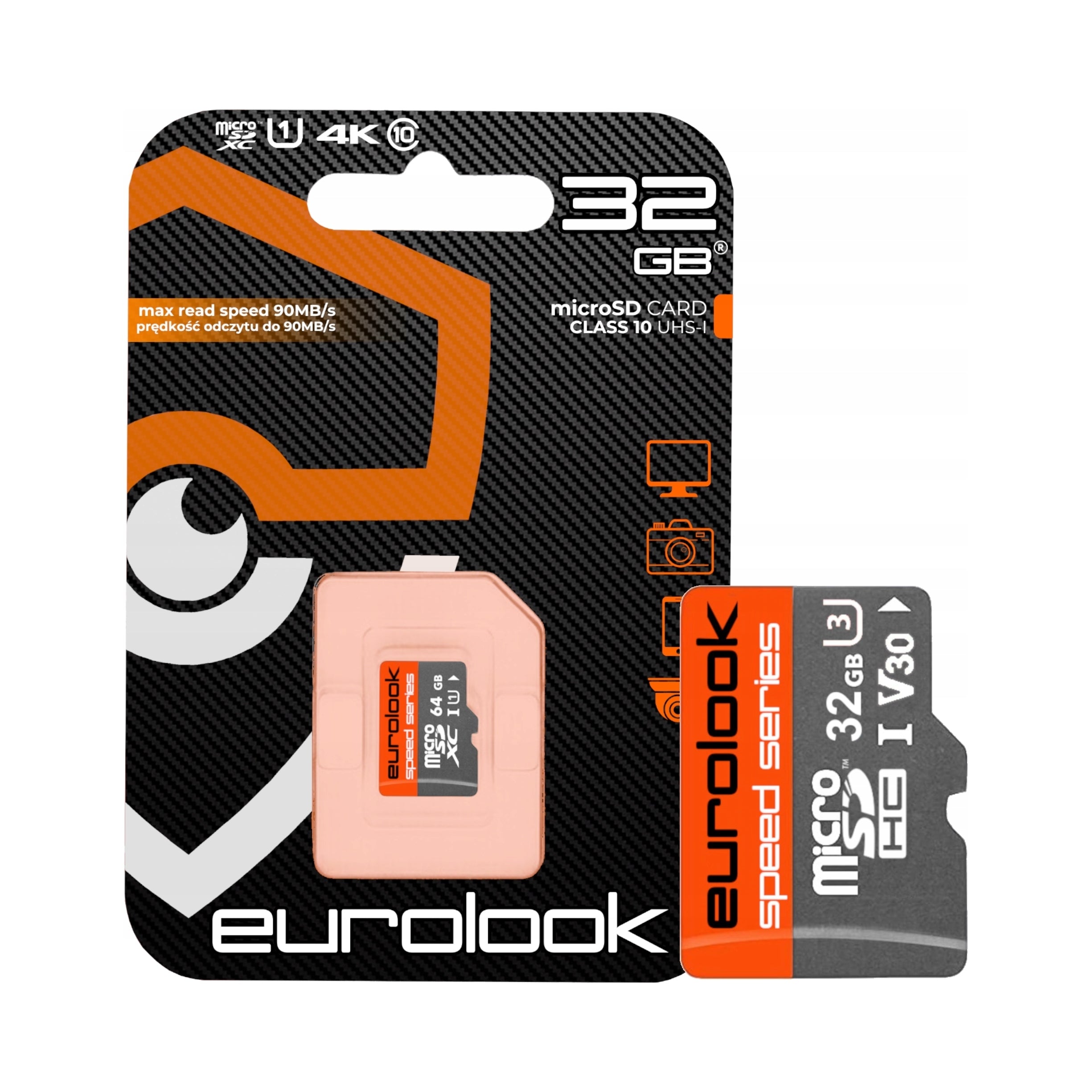 microSD memory card 32 GB EUROLOOK Class 10 ESD-32