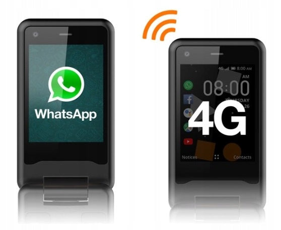 modern Flip phone for senior 4G LTE | popular applications Headphones included no