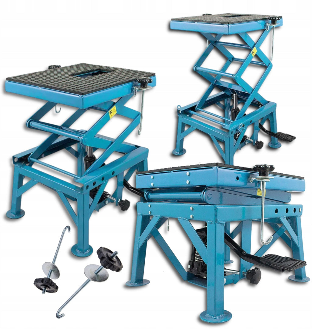 motorcycle lift hydraulic scissor 135 kg bituxx 3 levels ATV