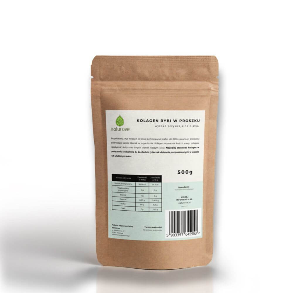 naturove fish collagen highly absorbable protein, 500 g Manufacturer code 5903357645953