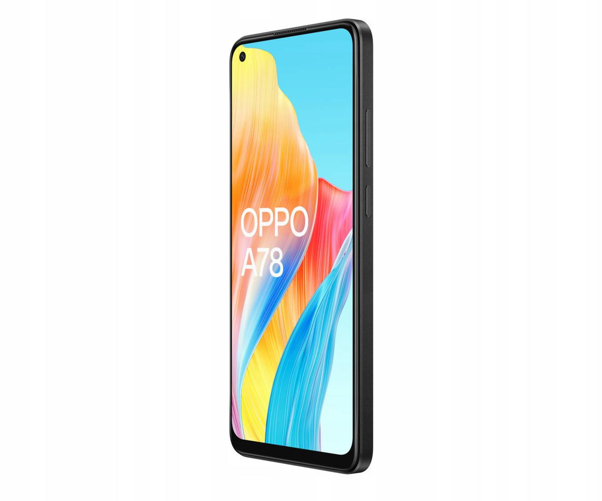 new OPPO A78 8/128GB DualSIM 4G LTE NFC 6,43" AMOLED 90Hz IP54 67W 5000mAh Charger included yes