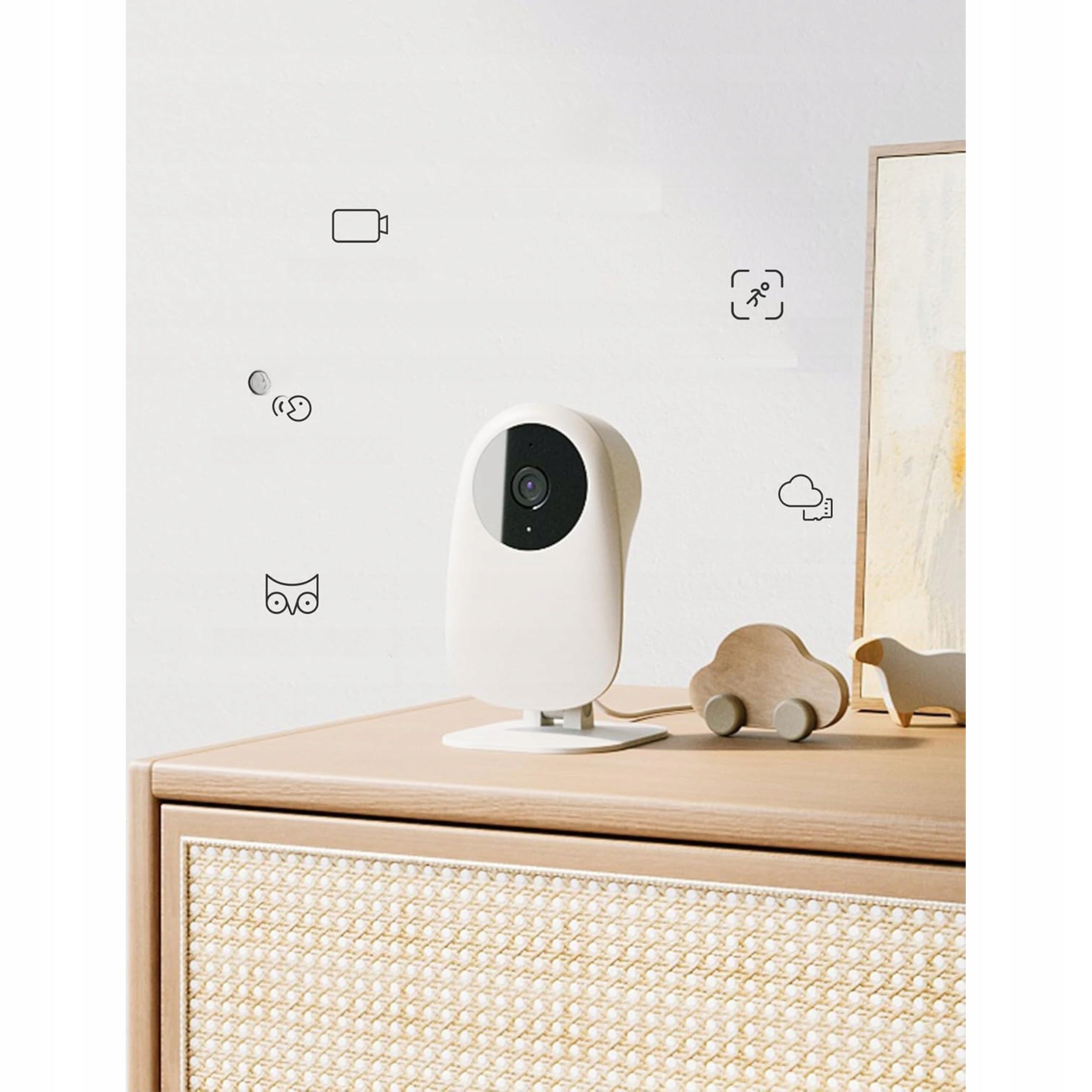 nooie Baby Monitor with 1080p HD Wi-Fi Camera Night Alexa Detection Brand no brand