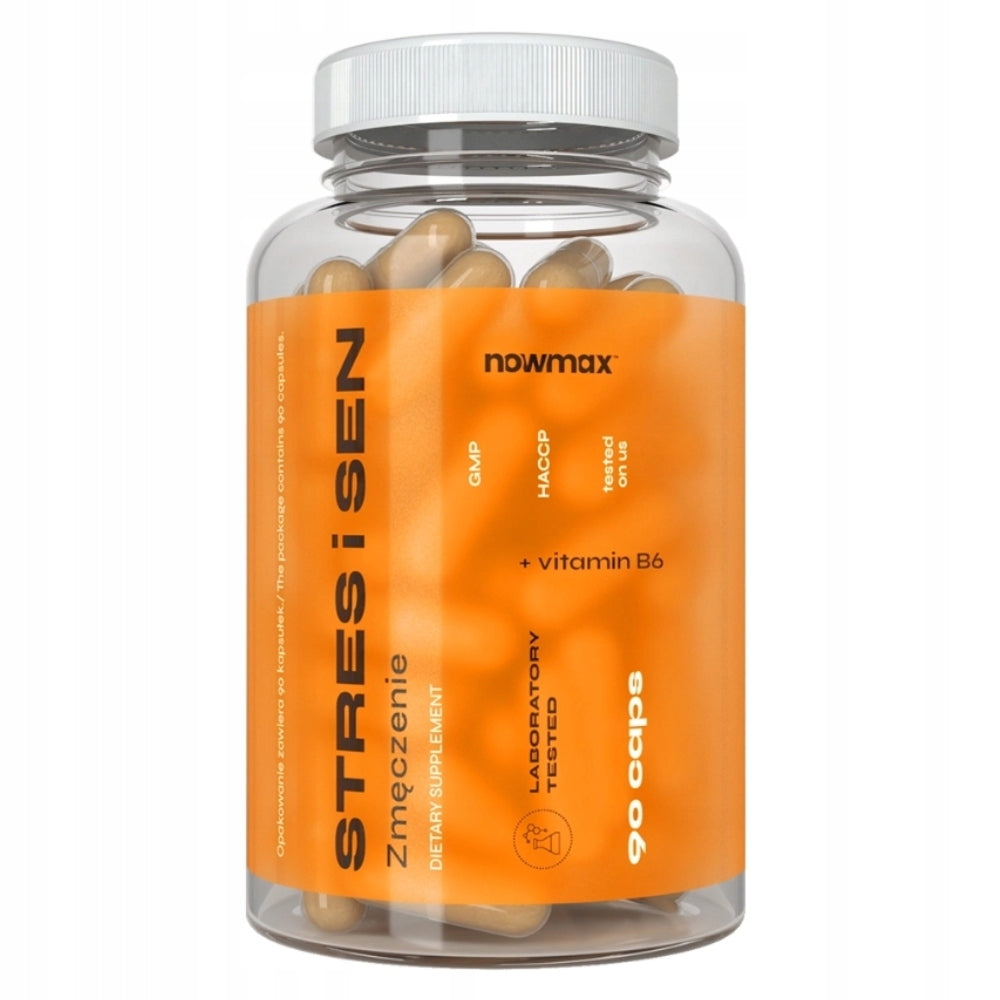 nowmax 90 pcs CAPSULES STRESS AND SLEEP HELPS CALM AND CALM THE MIND