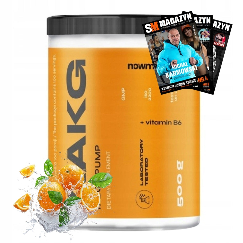 nowmax AAKG 500 g ARGININE PRE-WORKOUT STRENGTH AMINO ACIDS
