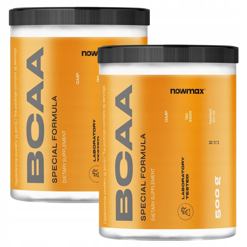 nowmax BCAA 2:1:1 500g STRONG ESSENTIAL AMINO ACIDS AMINO REGENERATION LEUCINE Expiration date at least six months from the date of purchase