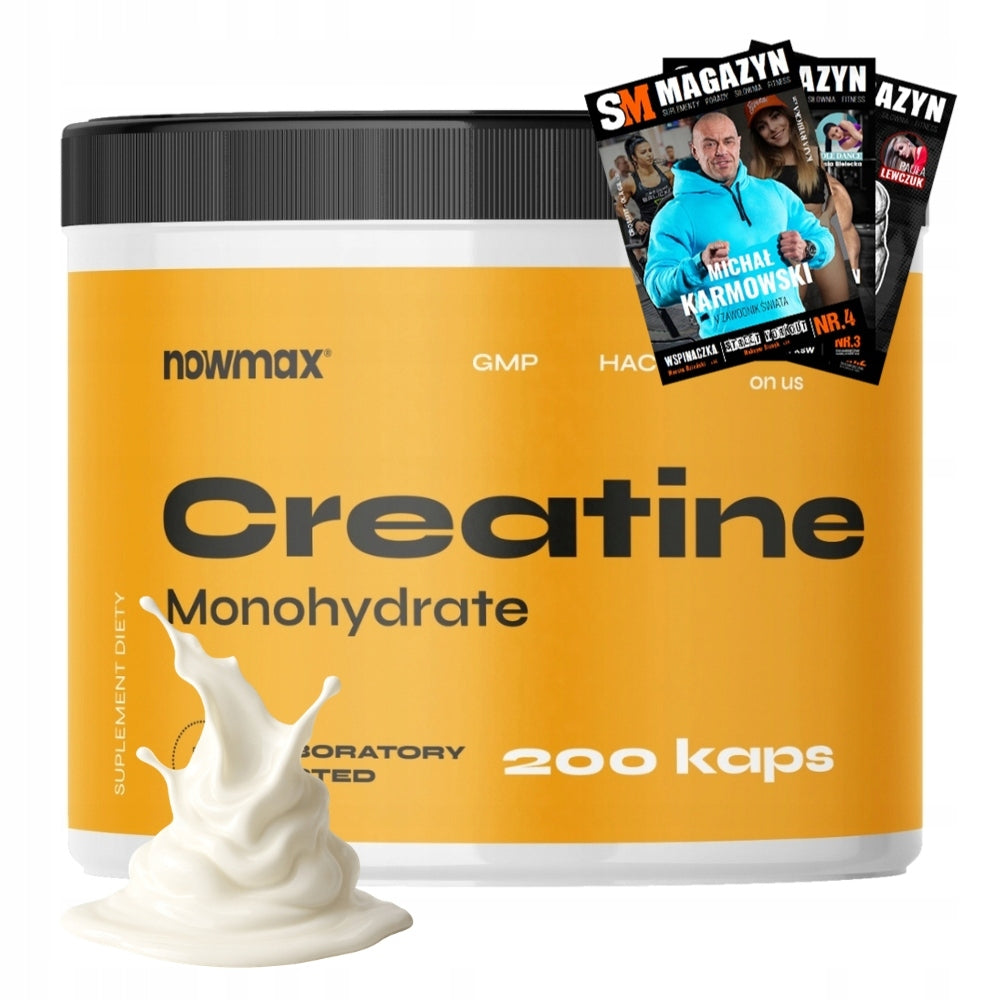 nowmax CREATINE MONOHYDRATE 200 capsules