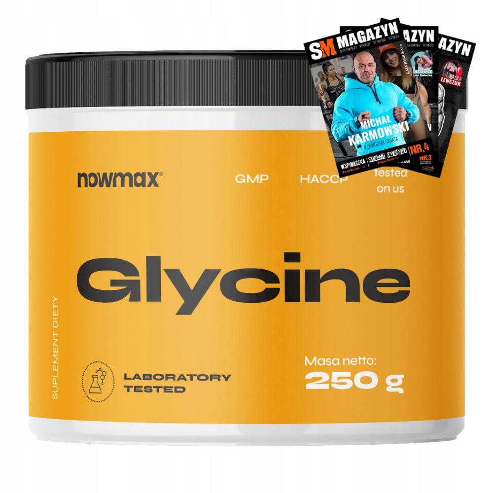 nowmax GLYCINE AMINO ACID POWDER NERVOUS SYSTEM FOR STRESS 250 g