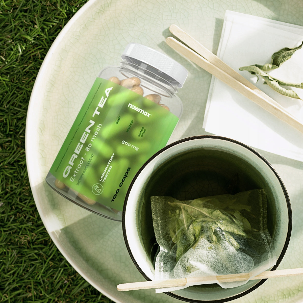 nowmax GREEN TEA EXTRACT BURNER 100 Kap Manufacturer code 21291