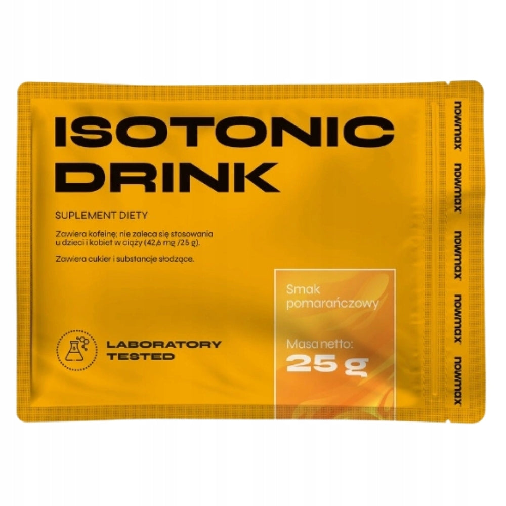 nowmax ISOTONIC DRINK 20x25 g ISOTONIC POWDER SET HYDRATION Manufacturer code Napój izotoniczny w proszku minerał