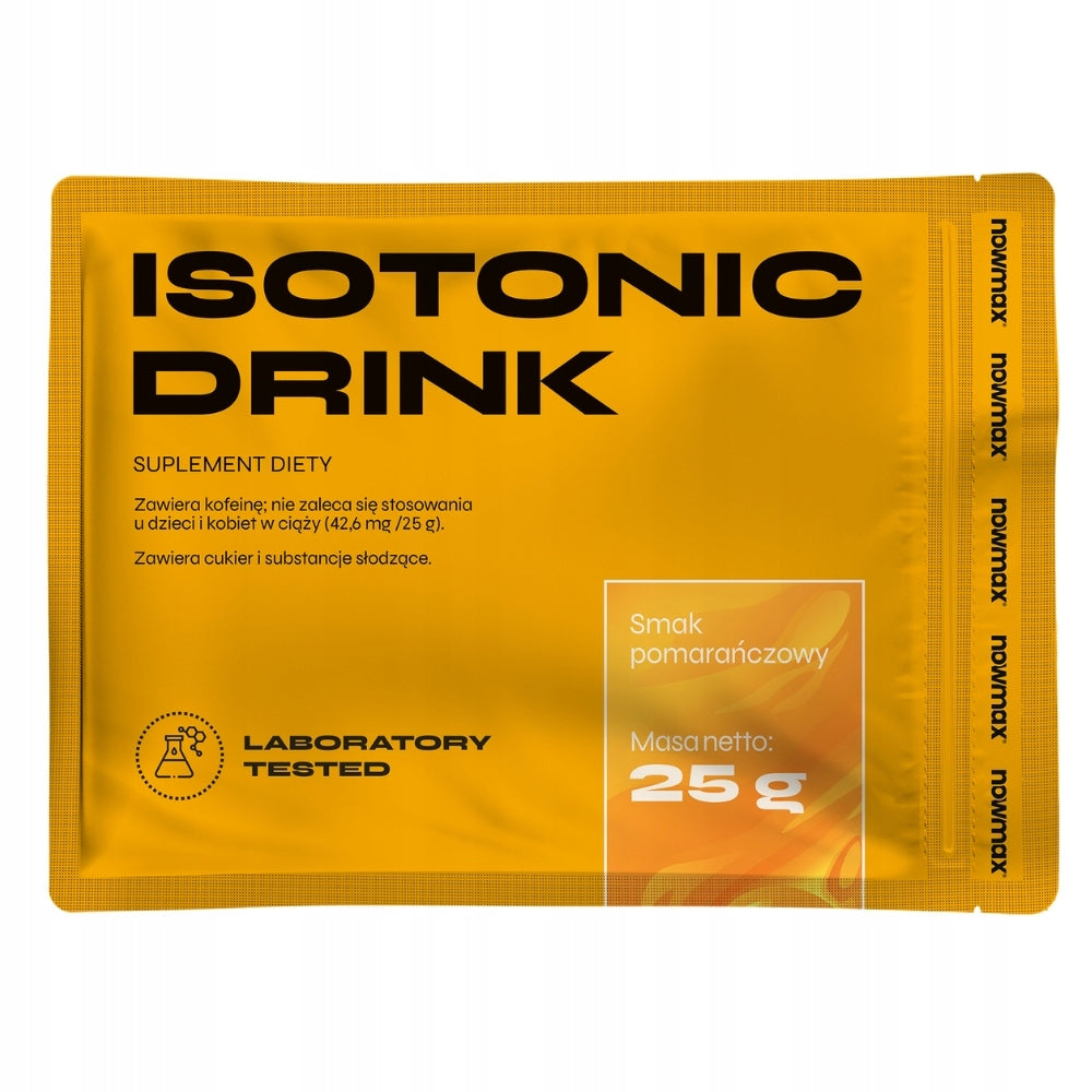 nowmax ISOTONIC DRINK 25g ISOTONIC POWDER ISOTONIC DRINK ENERGY Expiration date at least six months from the date of purchase