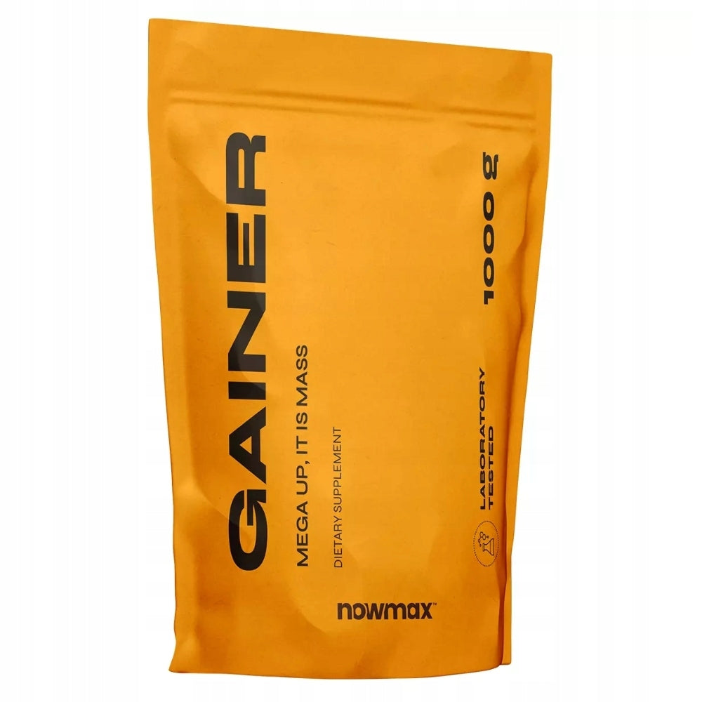 nowmax MEGA UP GAINER 1000g PER MASS MIX VITAMINS ANABOLISM MUSCULATURE Packaging status original