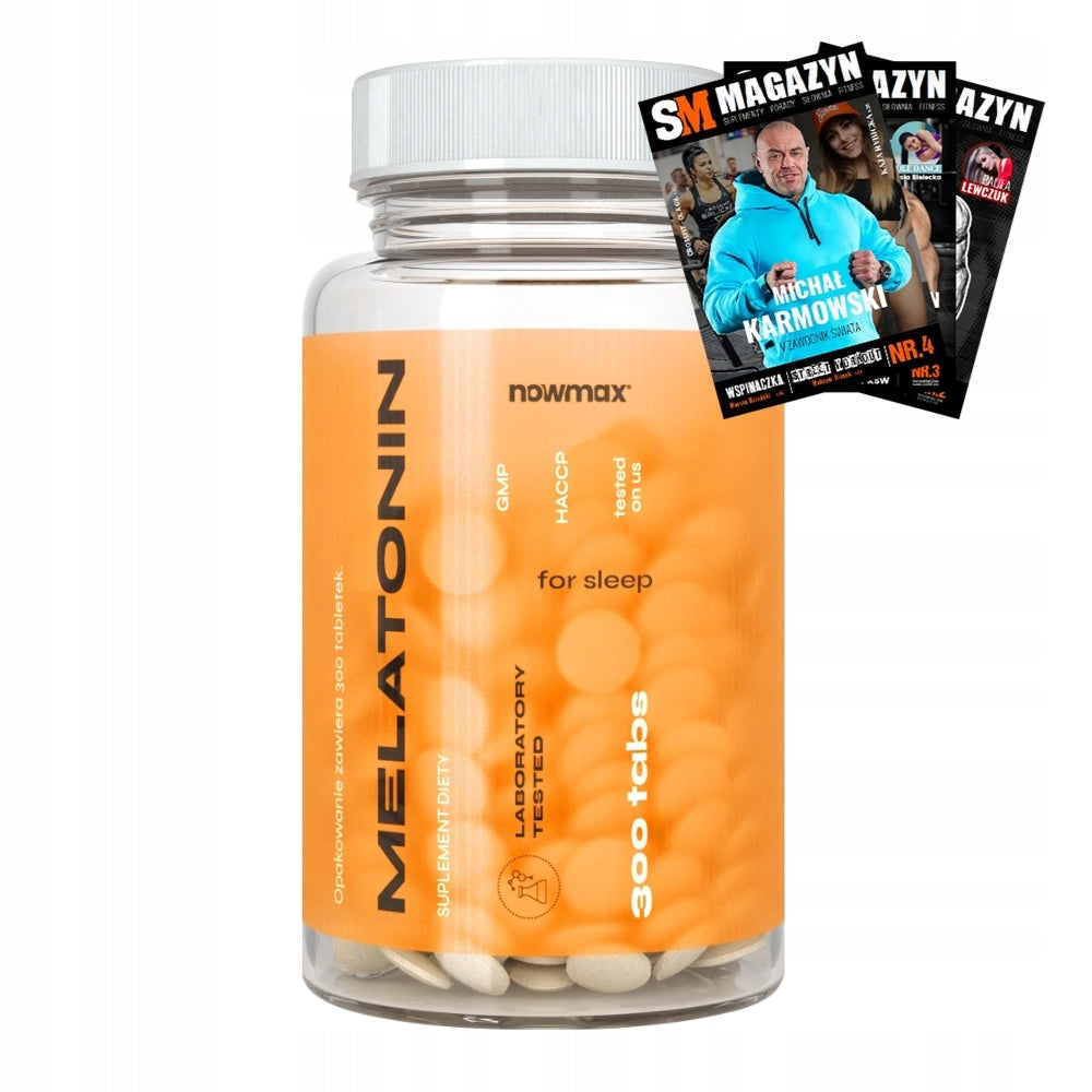 nowmax MELATONIN 1MG HEALTHY SLEEP REGENERATION MELATONIN RELAXATION 300 TAB