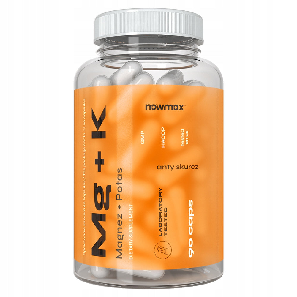 nowmax MG + K ANTI SHRINKAGE 90CAPS MAGNESIUM WITH POTASSIUM SHRINKAGE POTASSIUM MAGNESIUM Packaging status original