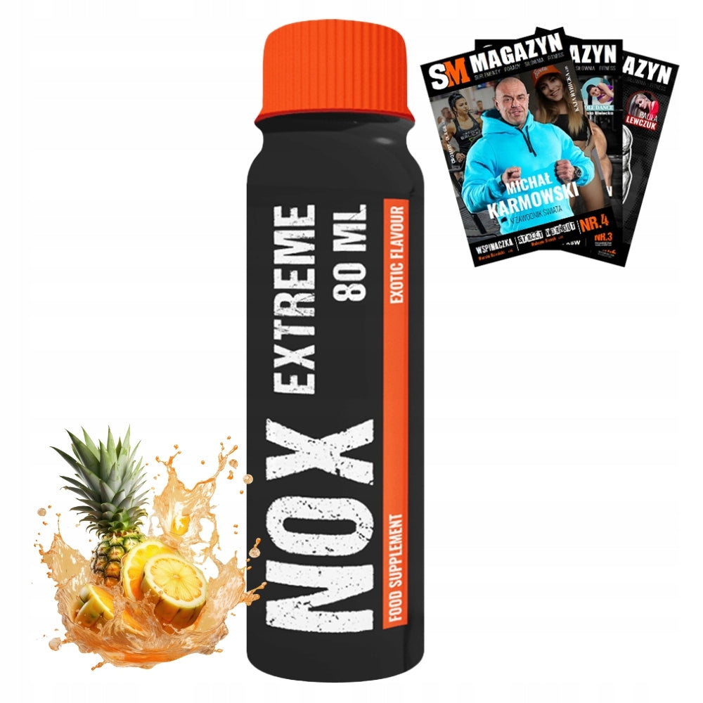 nowmax NOX EXTREME 80 ML SHOT PRE-WORKOUT WITH CAFFEINE POWER ENERGY
