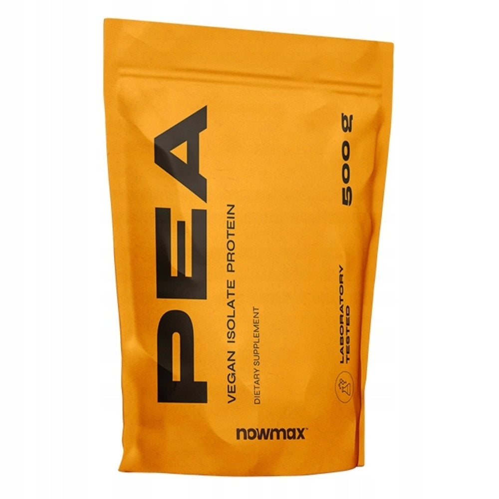 nowmax PEA PROTEIN 500 g VEGAN ISOLATE PEA PROTEIN MUSCLE BUILDING WPI Packaging status original