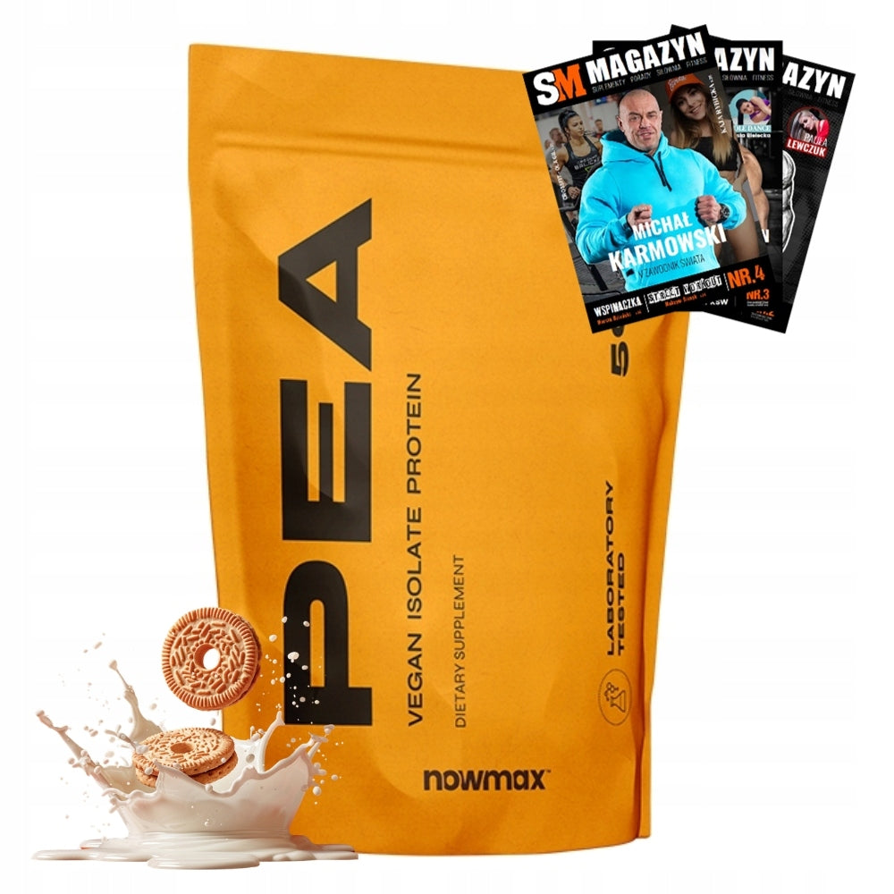nowmax PEA PROTEIN 500g VEGAN ISOLATE PEA PROTEIN PREMIUM VEGETARIAN