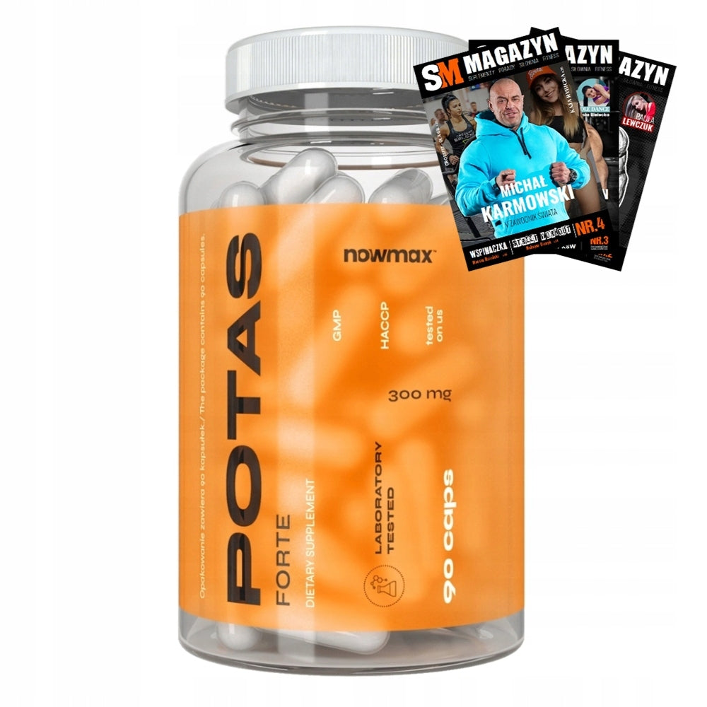 nowmax POTASSIUM 300 mg 90caps SUPPORT CONTRACTION ELECTROLYTES