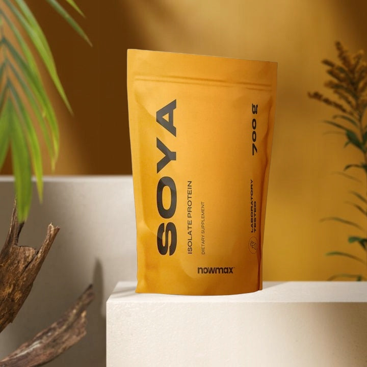 nowmax SOYA PROTEIN 700 g WHEY ISOLATE SOY ISO FOR MUSCLE MASS STRENGTH Expiration date at least six months from the date of purchase