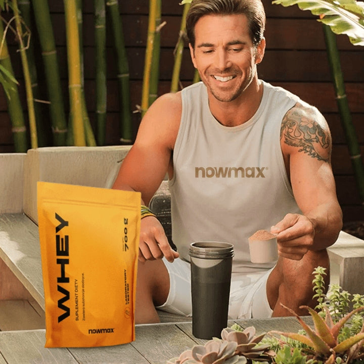 nowmax WHEY PROTEIN 700 g PROTEIN COMPLEX MUSCLE MASS STRENGTH Brand Ecomax