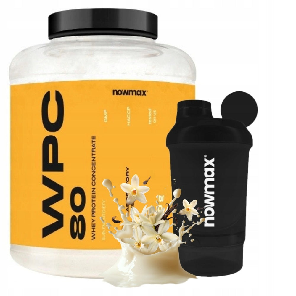 nowmax WPC 80 WHEY PROTEIN 2000 g POWDER PROTEIN CONCENTRATE FOR MUSCLE MASS